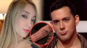 Jean Paul dedica tatuaje a Romina Gachoy, pero ella lo chotea: «No significa nada para mí»