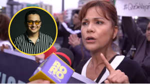 Mónica Sánchez explota contra Ouke en plena marcha: “Ustedes nos faltan el respeto, se burlan de nosotros”