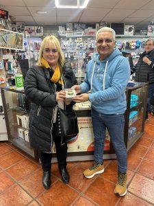 Luisi ya ha ido a recoger su premio  la baliza v16 conectada  en Aja sonido de T…