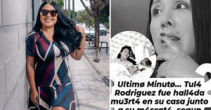 ¡Indignada! Tula Rodríguez desmiente rumores de su muerte y enfrenta a páginas que difundieron la noticia falsa