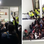 Estudiantes de la PUCP continúan con protesta tras el anuncio de nueva escala de pensiones