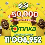 Sorteo de La Tinka del domingo 17 de mayo: números ganadores, premios del Pozo Millonario, boliyapa, S/50.000 y más