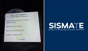 Hackers toman control del sistema Sismate y emiten mensajes de un supuesto fraude electoral