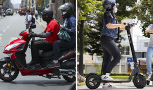 No son movilidad personal: motos y trimotos eléctricas deben contar con placa, SOAT y licencia, según AAP