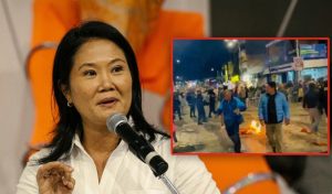 Rechazo masivo a Keiko Fujimori en Huancayo: PNP usa bombas lacrimógenas para dispersar a manifestantes