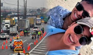 Tragedia en Vía Evitamiento: identifican a pareja que falleció en accidente tras perder el control de su motocicleta