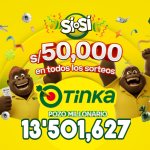 Resultados de La Tinka del miércoles 3 de junio: consulta los números ganadores, premios del Pozo Millonario, boliyapa, S/50.000 y más
