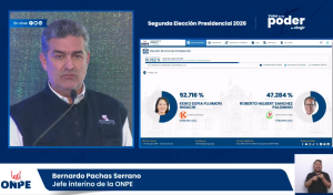 Jefe de la ONPE pide esperar el 100% de resultados: «Tener el cierre de una fiesta democrática como el Perú se lo merece»