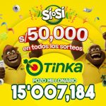 Resultados de La Tinka del domingo 14 de junio: números ganadores, premios del Pozo Millonario, boliyapa, S/50.000 y más