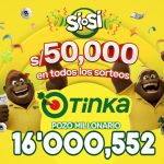 Resultados de La Tinka del domingo 21 de junio: números ganadores, premios del Pozo Millonario, boliyapa, S/50.000 y más