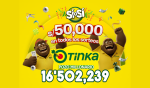 Resultados de La Tinka del miércoles 24 de junio: números ganadores, premios del Pozo Millonario, boliyapa, S/50.000 y más