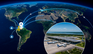 El nuevo megaproyecto aéreo de US$2.000 millones que unirá América Latina con Europa y Asia: tendrá una pista de carga de 3.000 metros