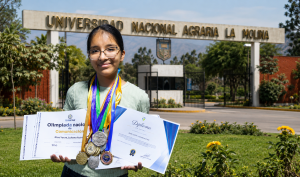 Escolar de 13 años logra primer puesto en la UNALM tras perder a su padre y promete convertirse en profesional