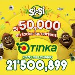 Resultados de La Tinka del miércoles 29 de julio: números ganadores, premios del Pozo Millonario, boliyapa, S/50.000 y más