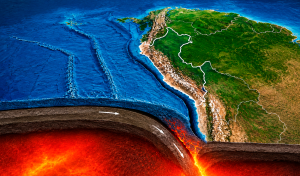 La gigantesca placa bajo el Pacífico que amenaza a 4 países de Sudamérica, incluidos Perú y Colombia: puede generar grandes terremotos