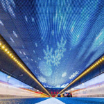 China transforma una infraestructura vial en atracción turística: un túnel submarino de 11 km adornado con millones de LED