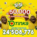 Resultados de La Tinka del miércoles 19 de agosto de 2026: números ganadores, Sí o Sí, Boliyapa y nuevo pozo