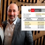 El operador Fernando Cerimedo arribó a Lima durante la juramentación de Keiko Fujimori