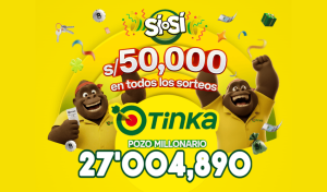 La Tinka: resultados del sorteo de hoy domingo 6 de septiembre del Pozo millonario, Sí o Sí y Boliyapa
