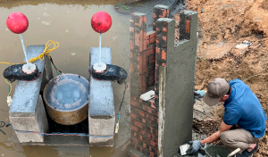 El hombre que construyó una mini hidroeléctrica y ahora genera toda la electricidad de su casa utilizando solo agua de río