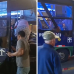 Ataque a bus de la empresa Machupicchu en la av. Universitaria deja heridos a chofer y pasajera