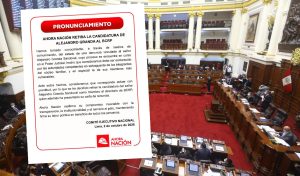 Ahora Nación retira candidatura de Alejandro Granda al BCRP tras conocerse denuncia por tocamientos indebidos
