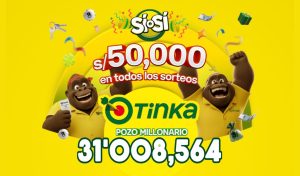 Resultados de La Tinka del domingo 4 de octubre: números ganadores, premios del Pozo Millonario, boliyapa, S/50.000 y más